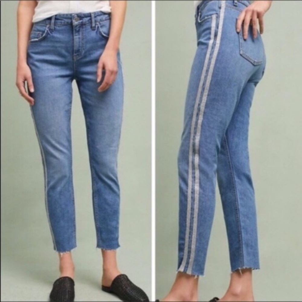 Pilcro Anthropologie light wash jeans sz 27
